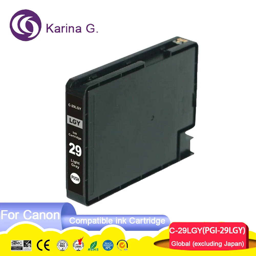 Imagem -03 - Cartucho de Tinta para Impressora Cor Premium Compatível Pgi29 Pgi29 Pgi29 Pixma Pro1 Pgi-29 Cartucho de Tinta