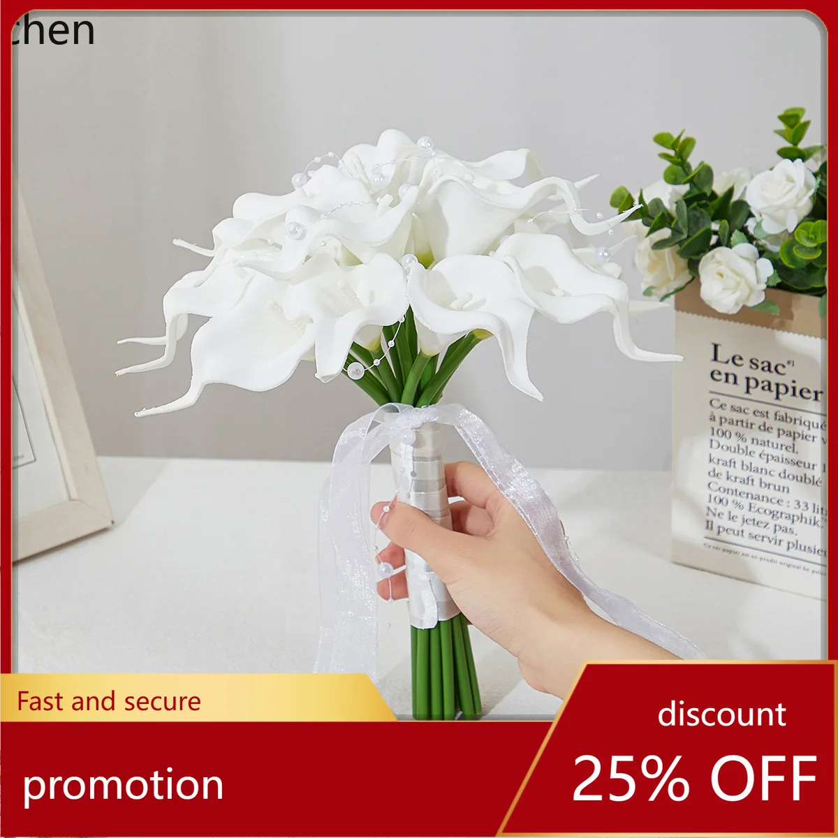 

Zml bridal bouquet proposal bouquet high-end wedding certificate bouquet props