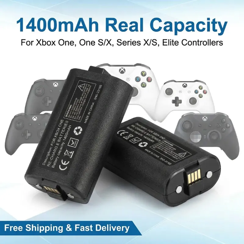 

Xbox Controller 1400mAh Rechargeable Battery, Replacement Power Battery for Xbox One S X Xbox Series X/S Gamepad