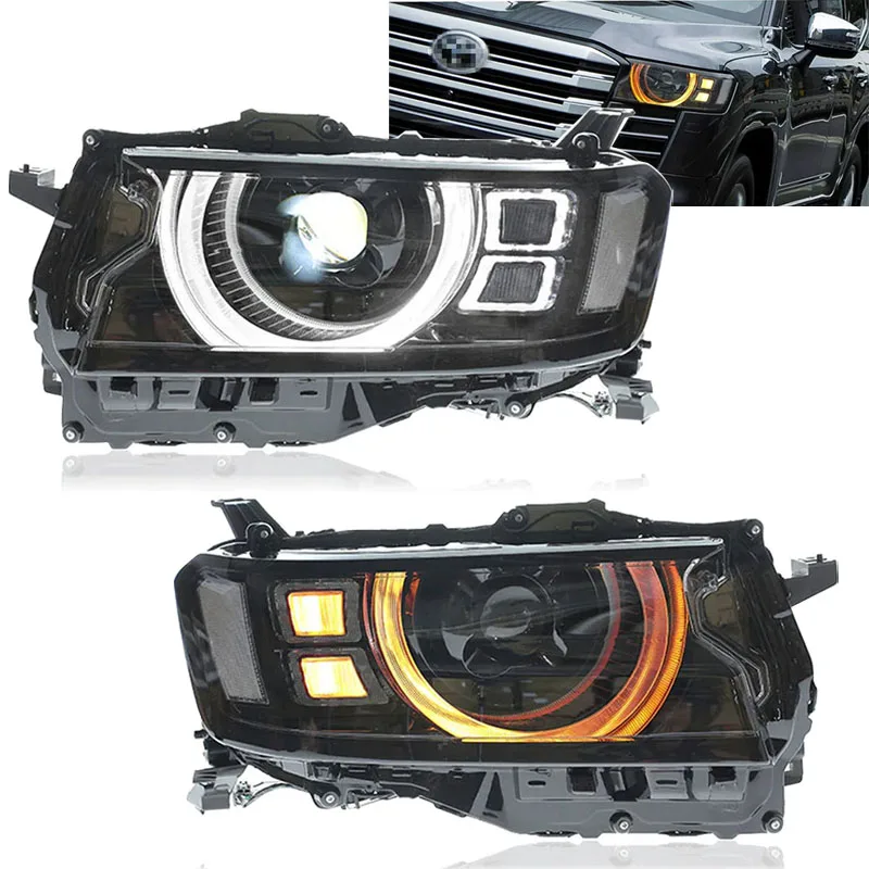 

Car Led Front Lights For Toyota Land Cruiser Headlights 2022 2023 LC300 LED Headlight DRL Modified Automotive Accessories