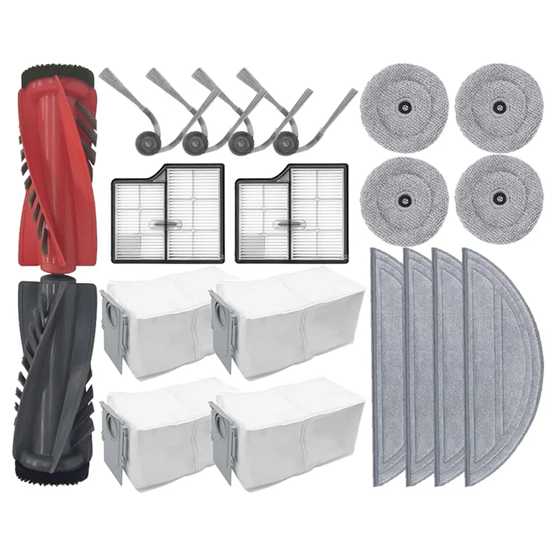 AT28-Roborock Saros 10 /Roborock S9 Maxv 용 액세서리 울트라 진공 부품 메인 롤러 사이드 브러시 필터 걸레 천 먼지 봉투
