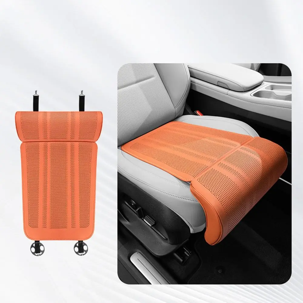 ผ้าคลุมเบาะรถยนต์หนังใหม่ แบบสากล ระบายอากาศได้ดี พร้อมที่พักเท้าแบบขยาย ป้องกันการลื่นไถล อุปกรณ์เสริมในรถยนต์