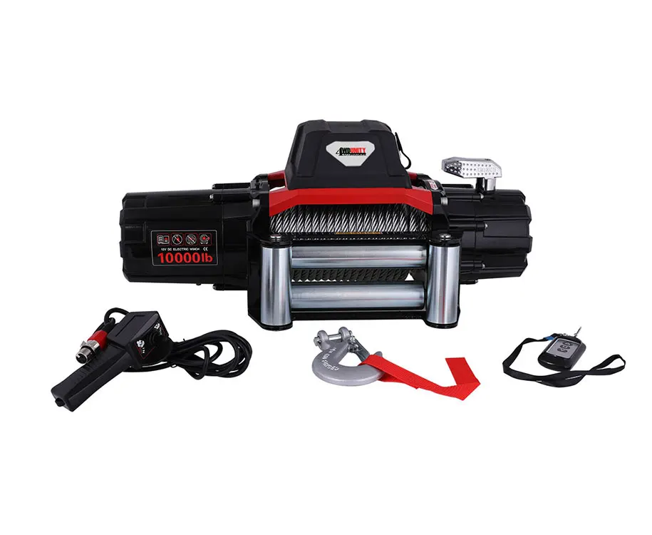 12V 9500lbs Winch OEM 4X4 Wholesale 10000lbs With Synthetic Rope 4x4 Offroad Accessories Electric Winch