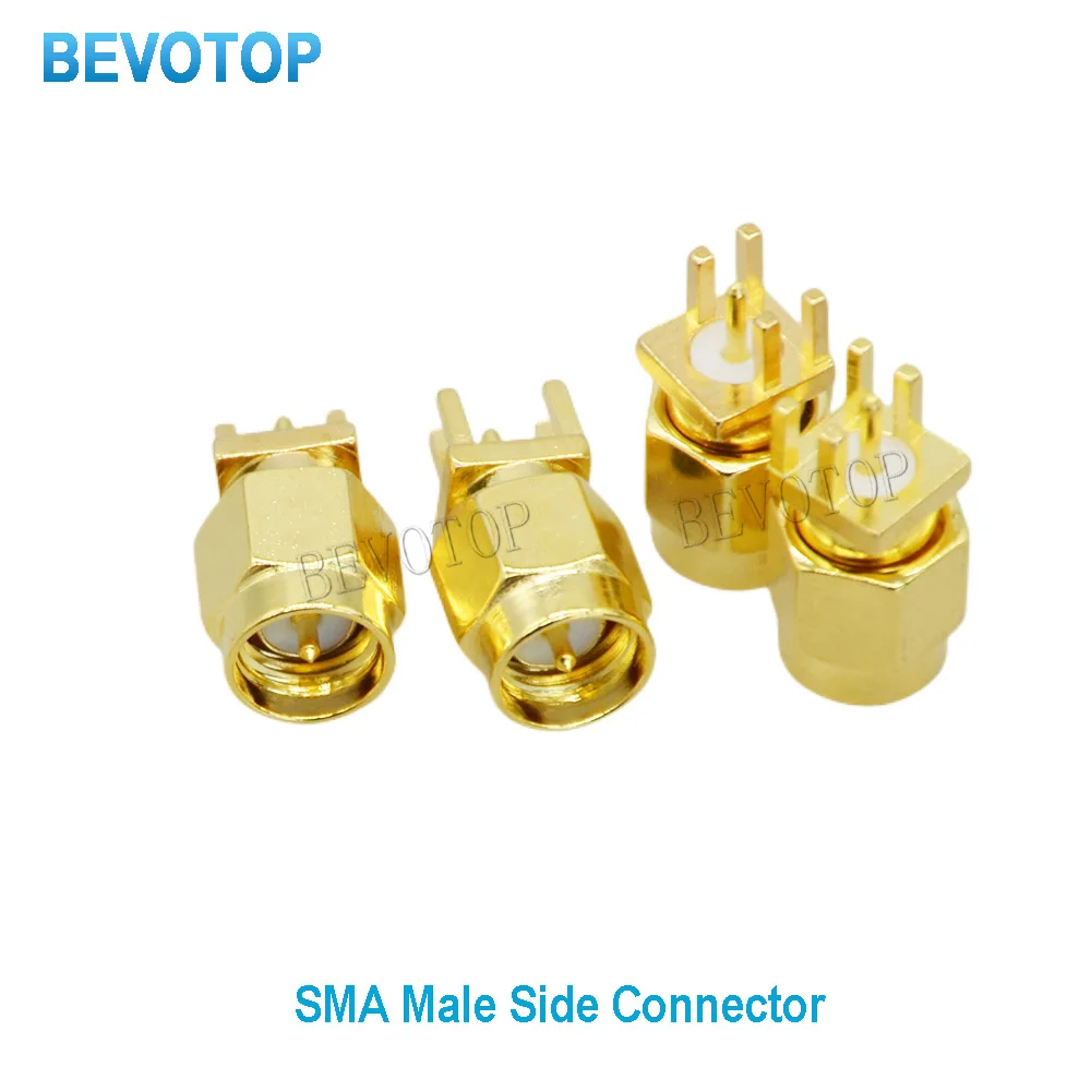1PCS SMA Male/ Female RF Coax Connector Panel Mount Flange Chassis Solder Post Wire Terminal Adapter Goldplated Wholesale Price