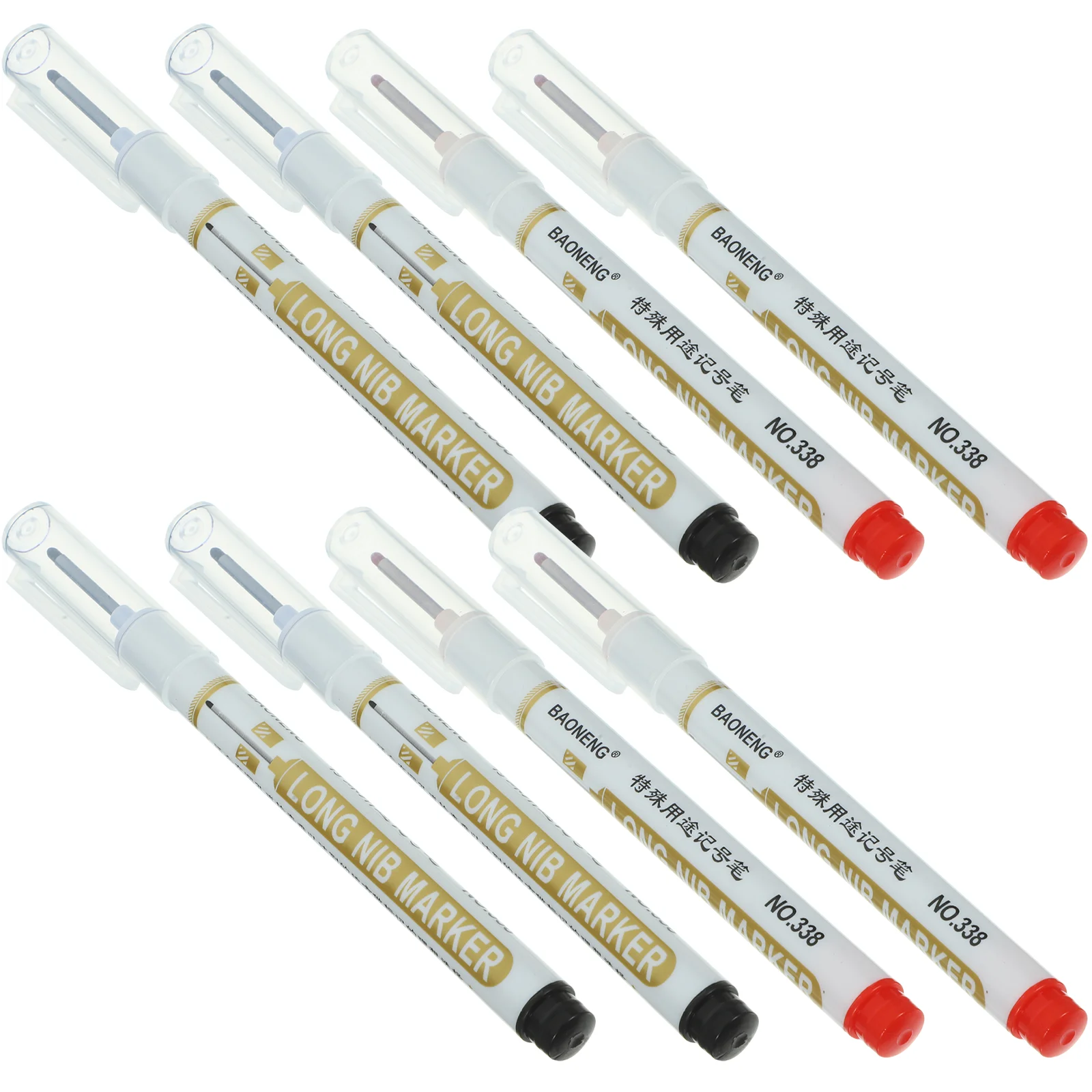 

8 Pcs Marker Pencil Carpenter for Construction Energy Gel Permanent Markers Paint Water Proof Wood