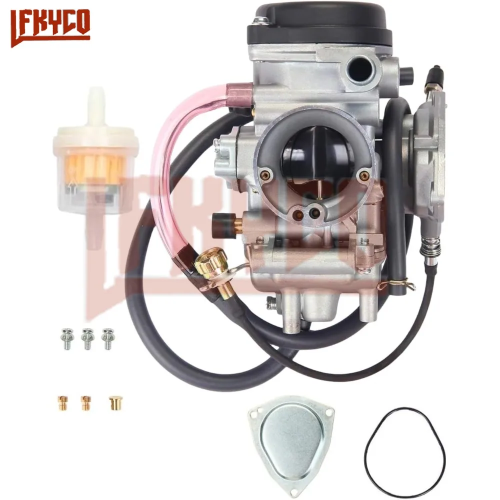 Motorcycle Carburetor for Yamaha Kodiak Big Bear 400 2X4 4X4 YFM400 2000-2006 Grizzly 350 400 ATV Carb Air Intake Moto Accessory