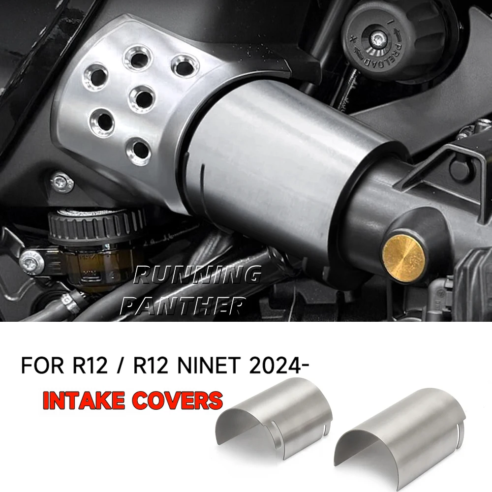 

Motorcycle Accessory Silver stainless steel intake hood Kit FOR BMW R12 R12 NINET R 12 NineT 2024 2025