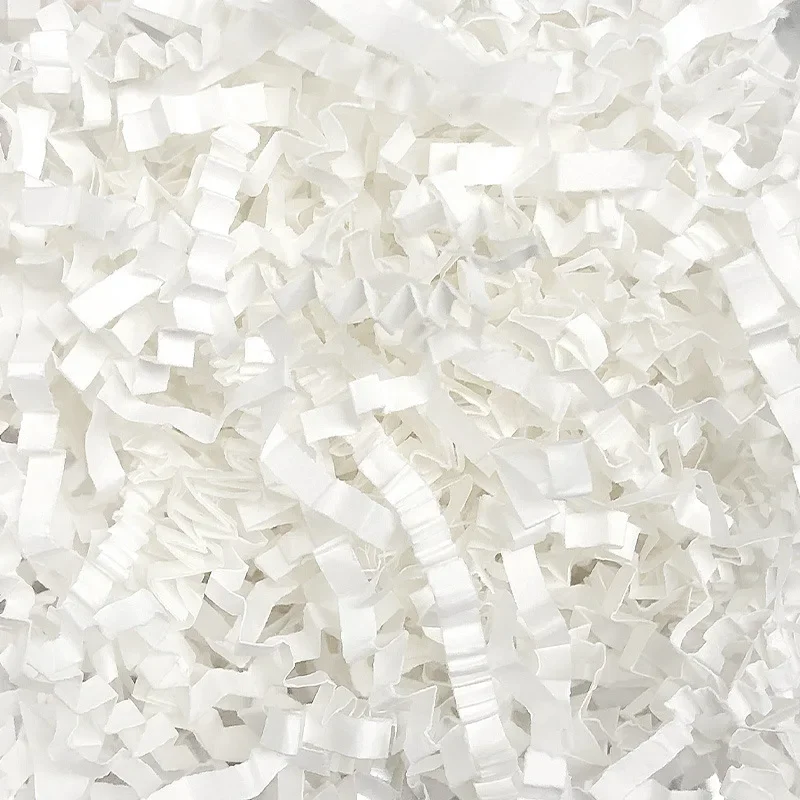 Geschreddertes Papierfüllmaterial 100-500g für Geschenkboxen & Körbe, Schmuck, Kerzen und Kleinunternehmen-Verpackungen – Detail 10