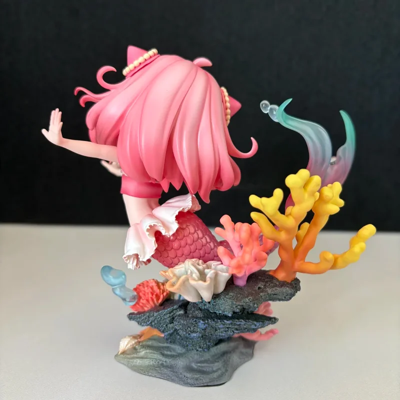 Sirena Anya Forger Gk Figura anime Modello premio carino Ornamento da tavolo Decorazione custodia per computer bambola Regali giocattolo alla moda da collezione