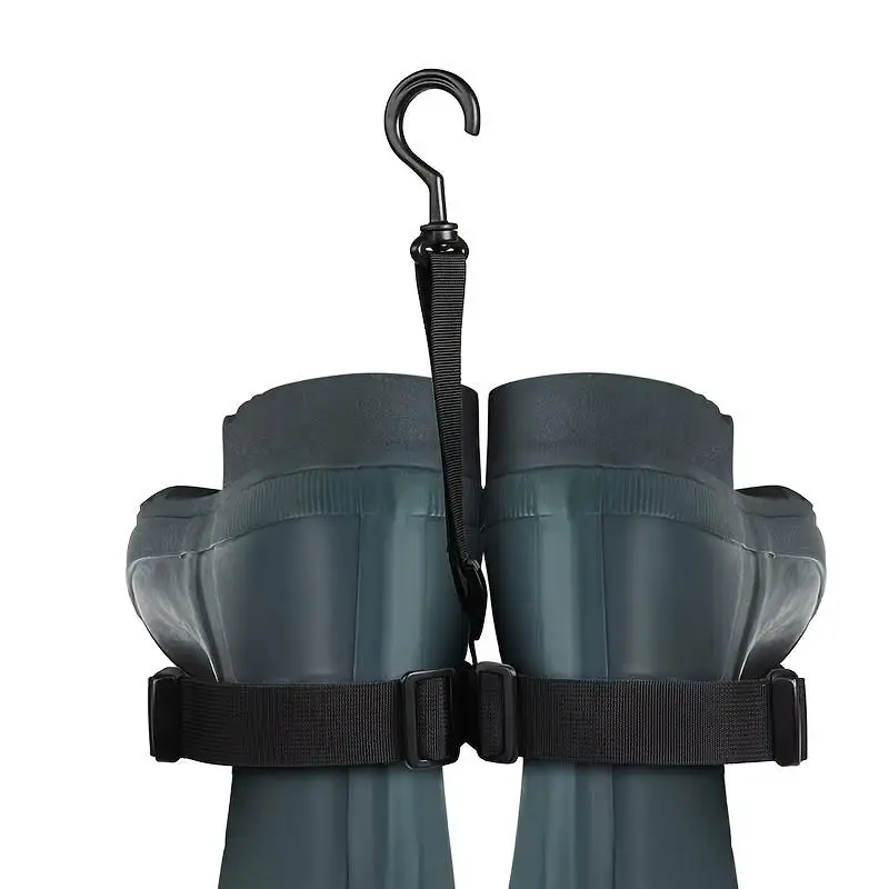 الصيد Wader الأحذية شماعات أحذية المطر شماعات حزام حزام تجفيف الرف تخزين الشتاء الصيد اكسسوارات حزام قابل للتعديل #2