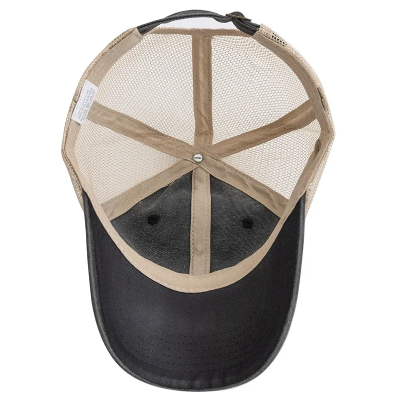 قبعة سائقي الشاحنات القطنية المغسولة للجنسين ، متعددة الألوان ، قبعة بيسبول سادة للنساء والرجال ، تخفيضات كبيرة