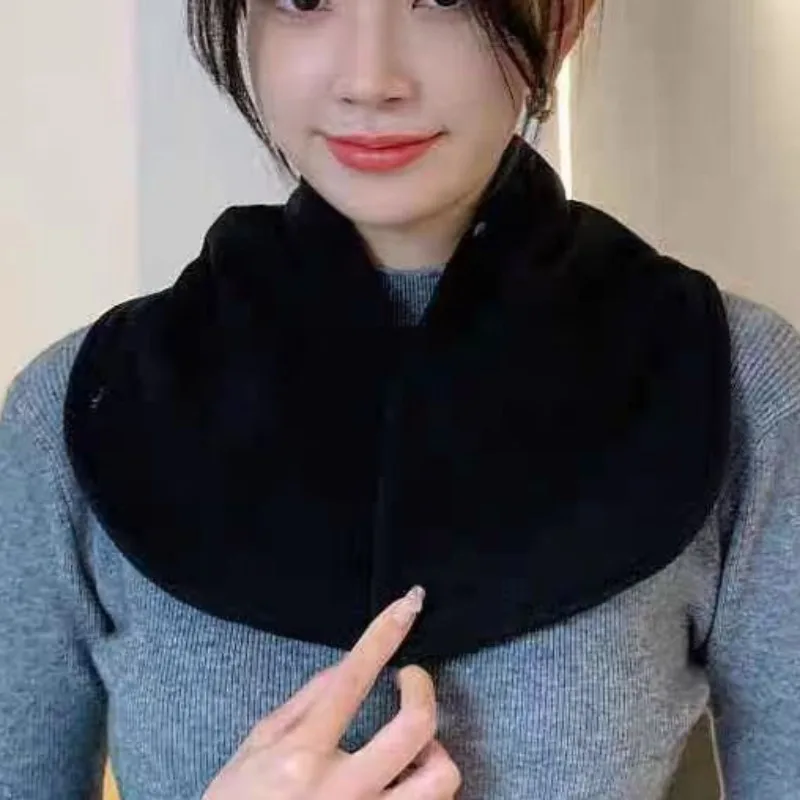 1 قطعة الشتاء سميكة مبطنة بالصوف الرقبة الجراب-الجنسين يندبروف وشاح دافئ لركوب الدراجات وفي الهواء الطلق ، الرجال النساء الشتاء الرقبة أدفأ