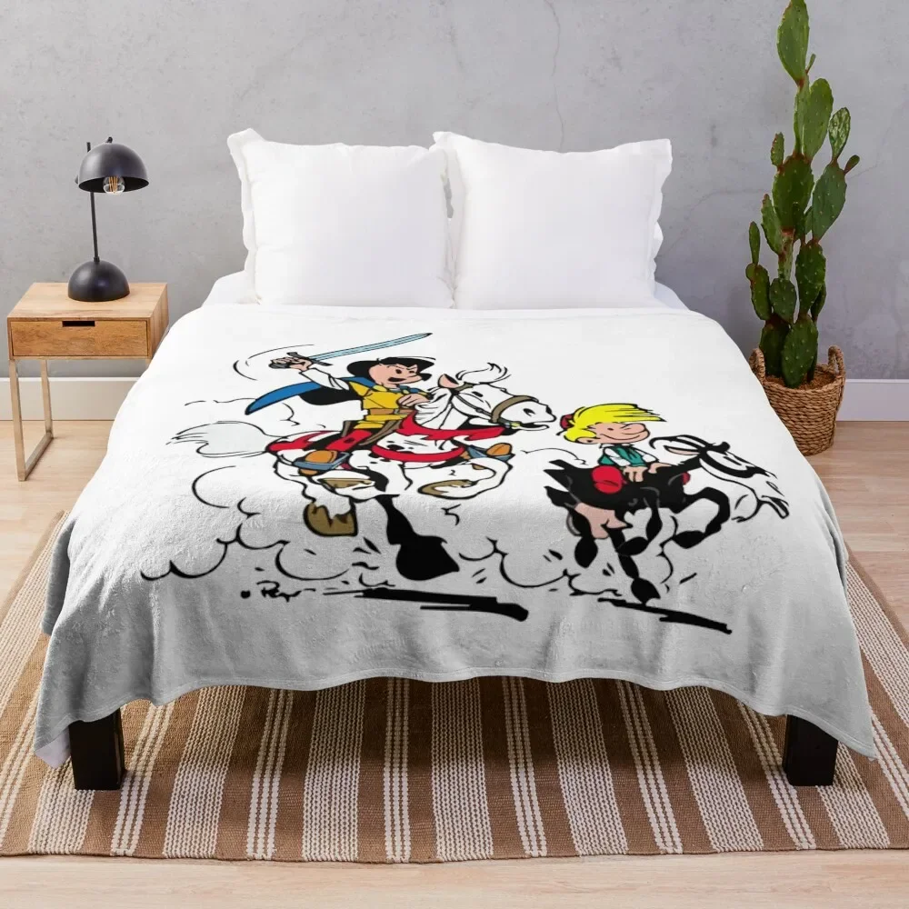 Johan et Pirlouit (Johan et Peewit) classique Throw Blanket Beautifuls Baby Thins Tourist Blankets