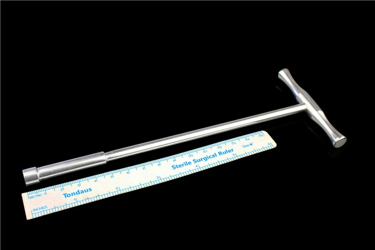 External hexagon T-shaped sleeve, nail taking sleeve, orthopedic instruments, medical double headed screw hollow nail