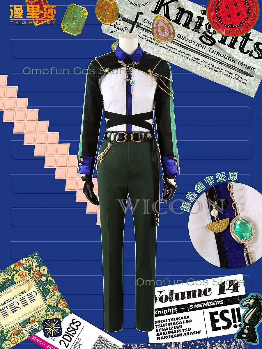 

Ensemble Stars Knights Trip New Album Sakuma Ritsu Cosplay Narukami Arashi Sena Izumi Tsukinaga Leo Suou Tsukasa Game Suit