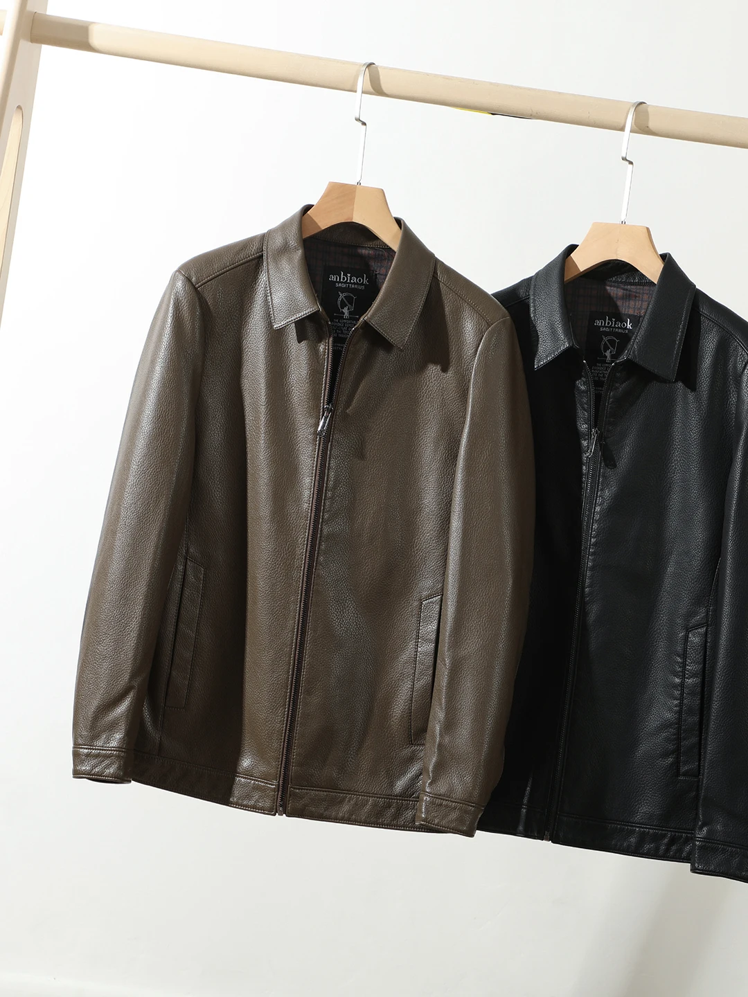 البيئية بو الجلود النمط الأمريكي ليتشي الحبوب ستوكات الجلود دراجة نارية فو الجلود سترة معطف جلد غير رسمي العصرية #5