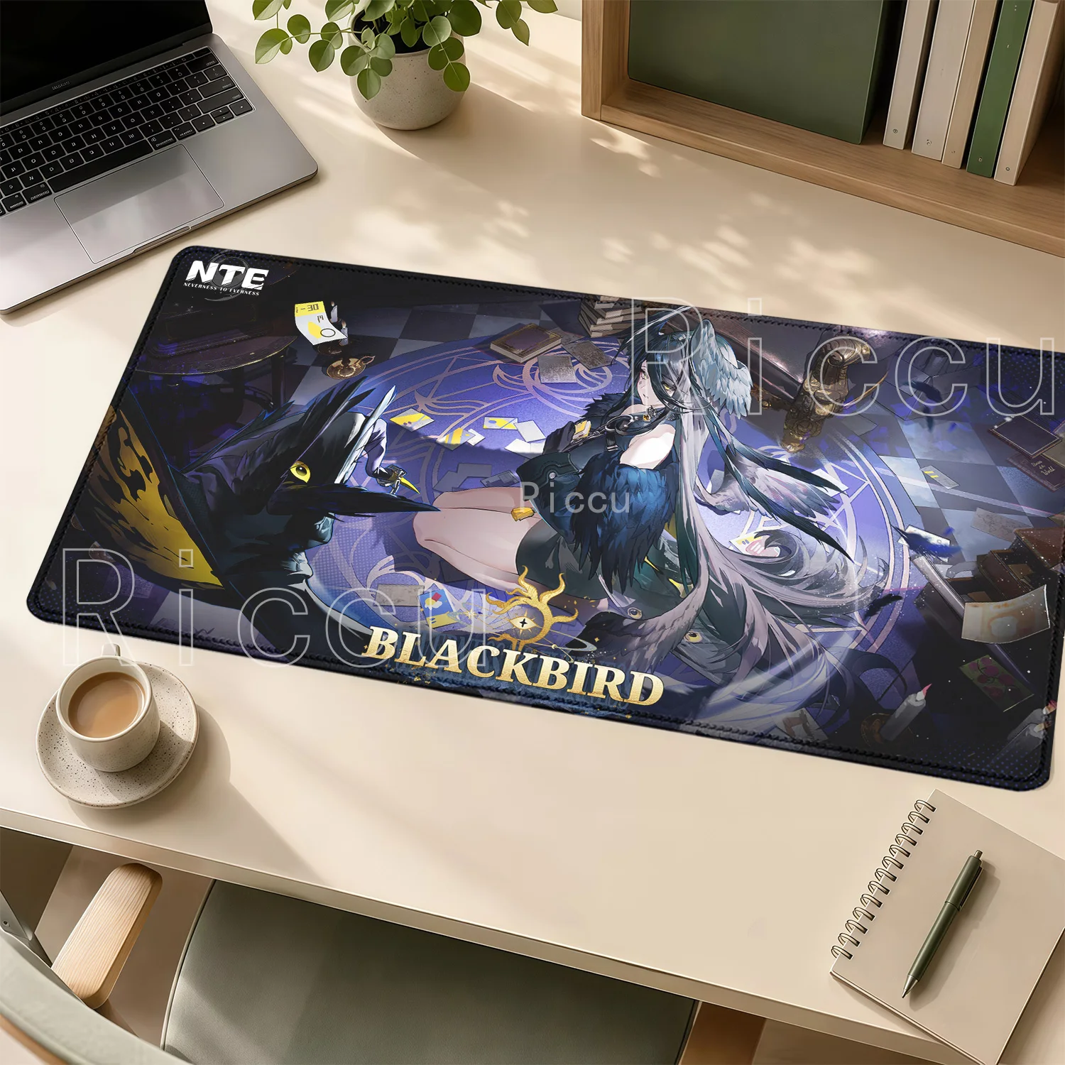 Neverness To Everness Blackbird Gaming NTE Esports Mouse Pad Rubber Office Anime Girl Mousepad HD Printing Overlock XXL Desk Mat