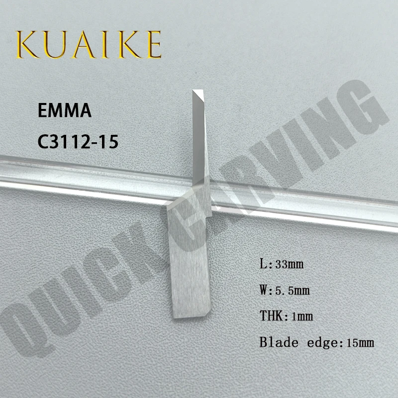 10 قطعة EMMA كربيد التنغستن تهتز شفرة الجلود قطع سكين لصناعة الأحذية C3112-5 C3112-10 C3112-15 C3112-20 C3112-25