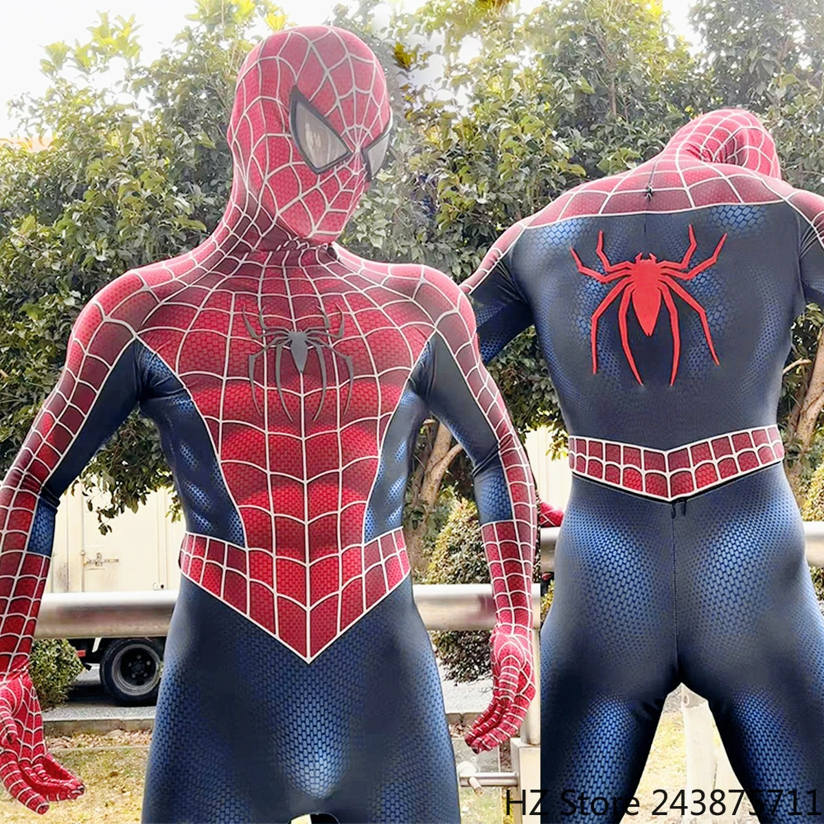 Customizable Non Silk Screen Printing Red Toby Spider-Man Cosplay Costume Suit with Mask Front and Back Logo+shoes+mask+eyes - AliExpress 26 Customizable Non Silk Screen Printing Red Toby Spider-Man Cosplay Costume Suit with Mask Front and Back Logo+shoes+mask+eyes - AliExpress 26