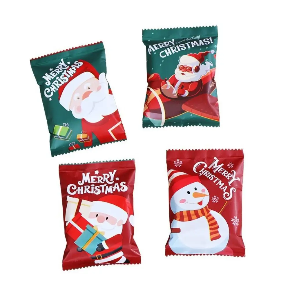 Santa Store Biscuit Chocolate Candy Baking New Year Gifts Christmas Packaging Bags Party Decoration Cookie Hot Seal Bags