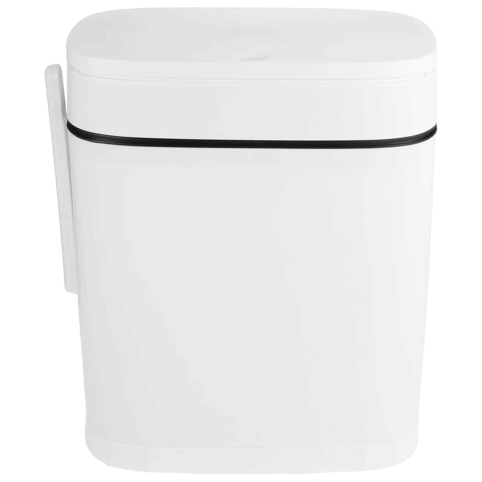 

Bathroom Trash Can Toilet Brush Holder Slim Rectangular Plastic Waste Container Large Capacity Home Use