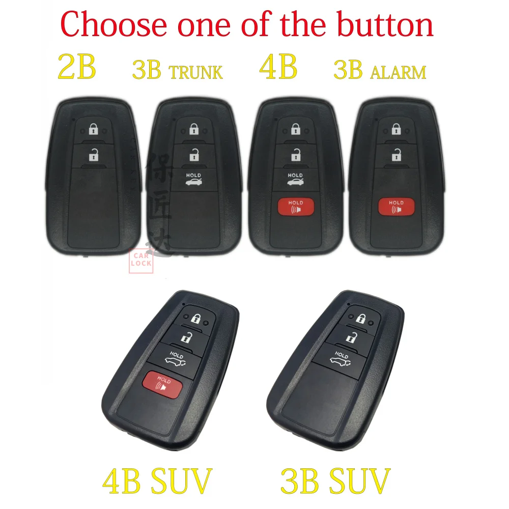 BaoJiangDd Car Key Shell Fit For Toyota Camry PRUIS HIGHLANDER CHR RAV4 Landcruise  suitable for 0410 3450 0351 installation