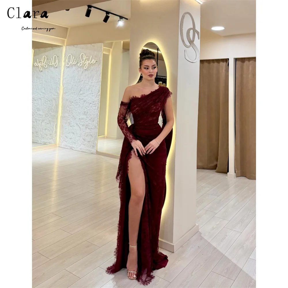 

Clara Custom Pink Off-shoulder Sleeveless A Line Elegant Evening Dresses for Woman Luxury Dresses for Prom Dress 2026 Party Chic