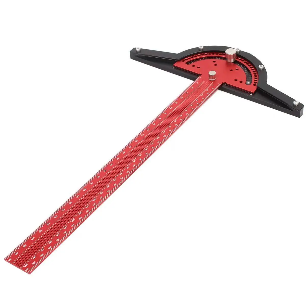 

Многоугольная линейка для разметки, 300 мм, Т-образная, деревообрабатывающий писец, алюминиевый сплав, маркировочный калибр для рисования линий, измерительные инструменты «сделай сам»