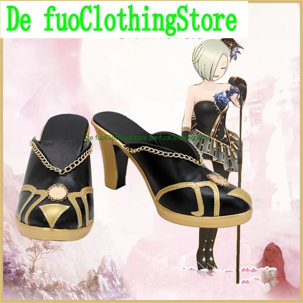 DefuoLove Live! High School Idol Club Love Live Mia Taylor Halloween Cosplay Shoes Boots Halloween Christmas  ShoesStore