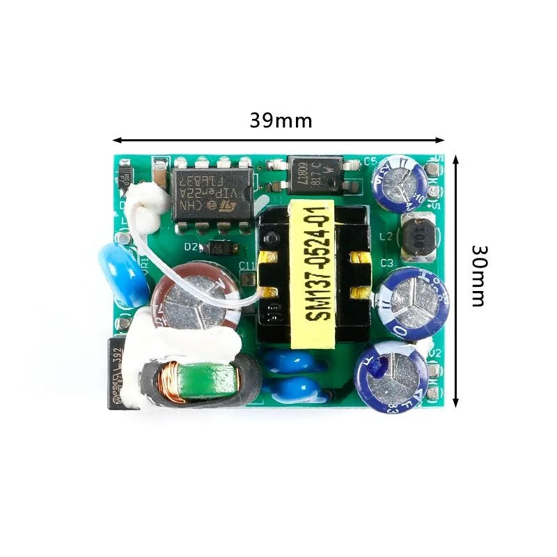 1PCS 5W dual-channel isolated power supply 220V to 5V/5V/12/24V dual-channel output power module multi-channel power board New