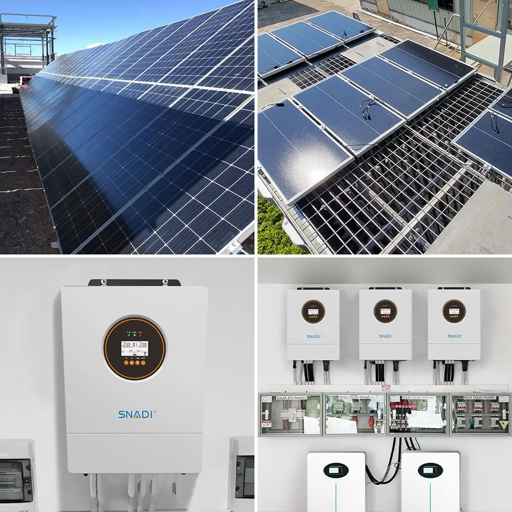 Solar power generation household full set of off-grid 12kw system energy storage integrated machine solar small generator factor