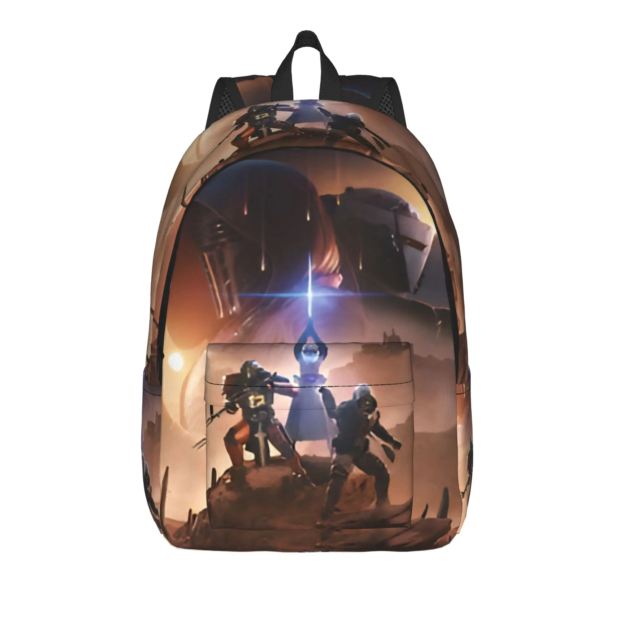Destiny 2 Games Sac à dos pour hommes et femmes, sac à dos cool pour lycée, sac à bandoulière pour ordinateur portable, sac de sport