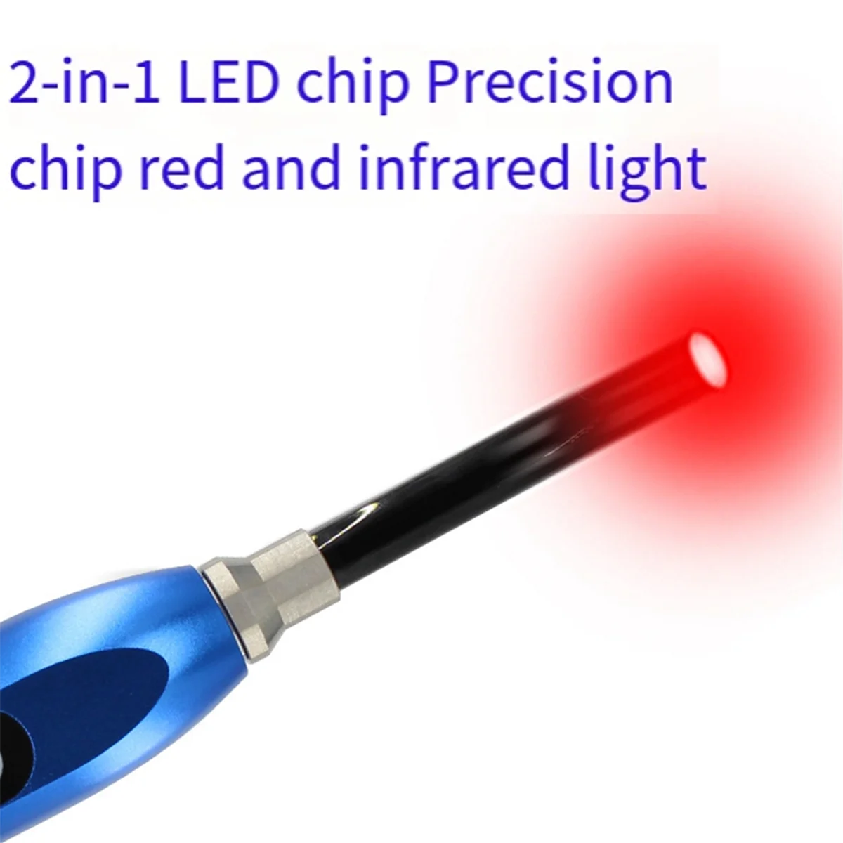 新しい米国プラグなだめる鼻 LED 外耳道治療唇と口腔器具ライトガイドコラム赤外線理学療法器具