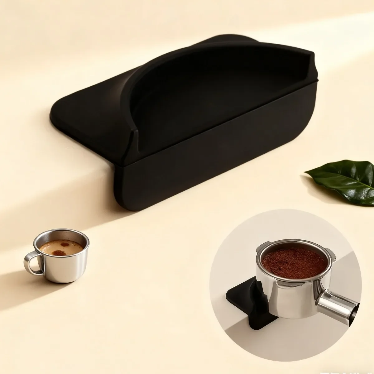 

2Pcs Mini Food Grade Silicone Coffee Tamper Mat Thickened Non-Slip Tamping Pad for Espresso Barista Tools Coffee Accessories