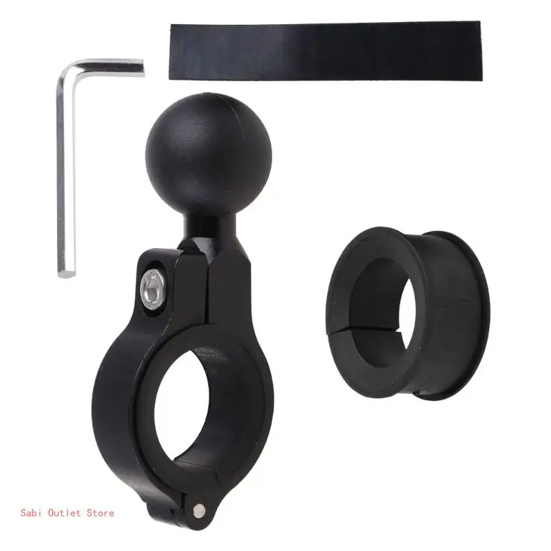 Universal Motorbike Bike Fixed Bracket 25mm Ball for Head Mount Holder Stand for GPS Mirror