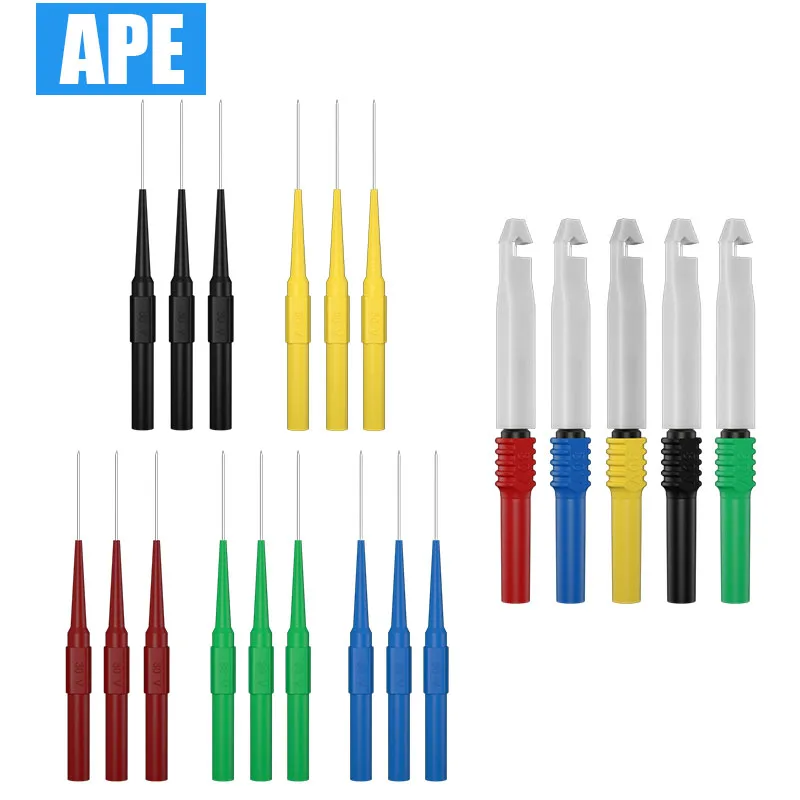 Automotive Back Probe Kit para Carro de Teste Sondas Traseiras de Isolamento Pin Não Destrutivo Fio Piercing Estilos 20 Pcs