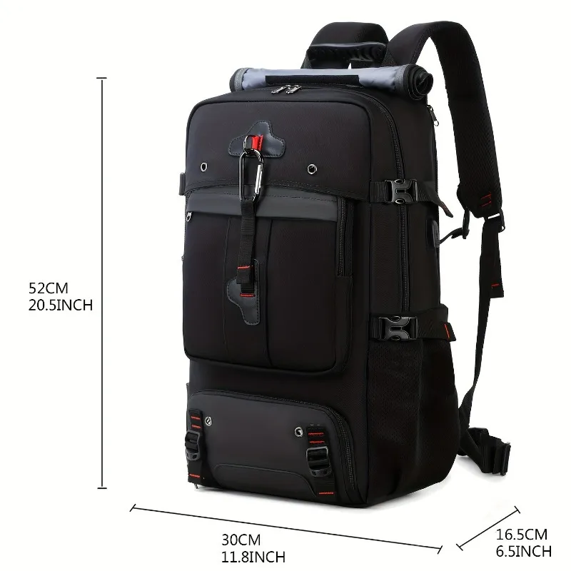 Outdoor Weekend Backpack 2026 New Large Capacity Stylish Hiking Travel Backpack for Boarding Business Duffle Bag view 2