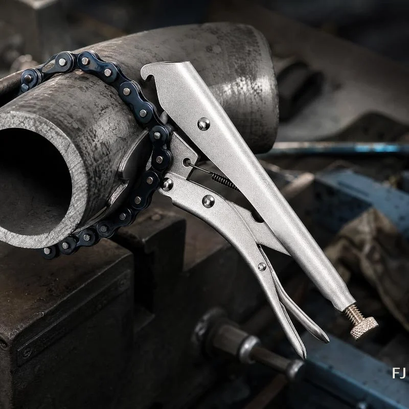 [yu]18-inch-heavy-duty-chain-locking-pliers-carbon-steel-chain-clamp-gripping-tool-for-irregular-pipe-workpiece-repair