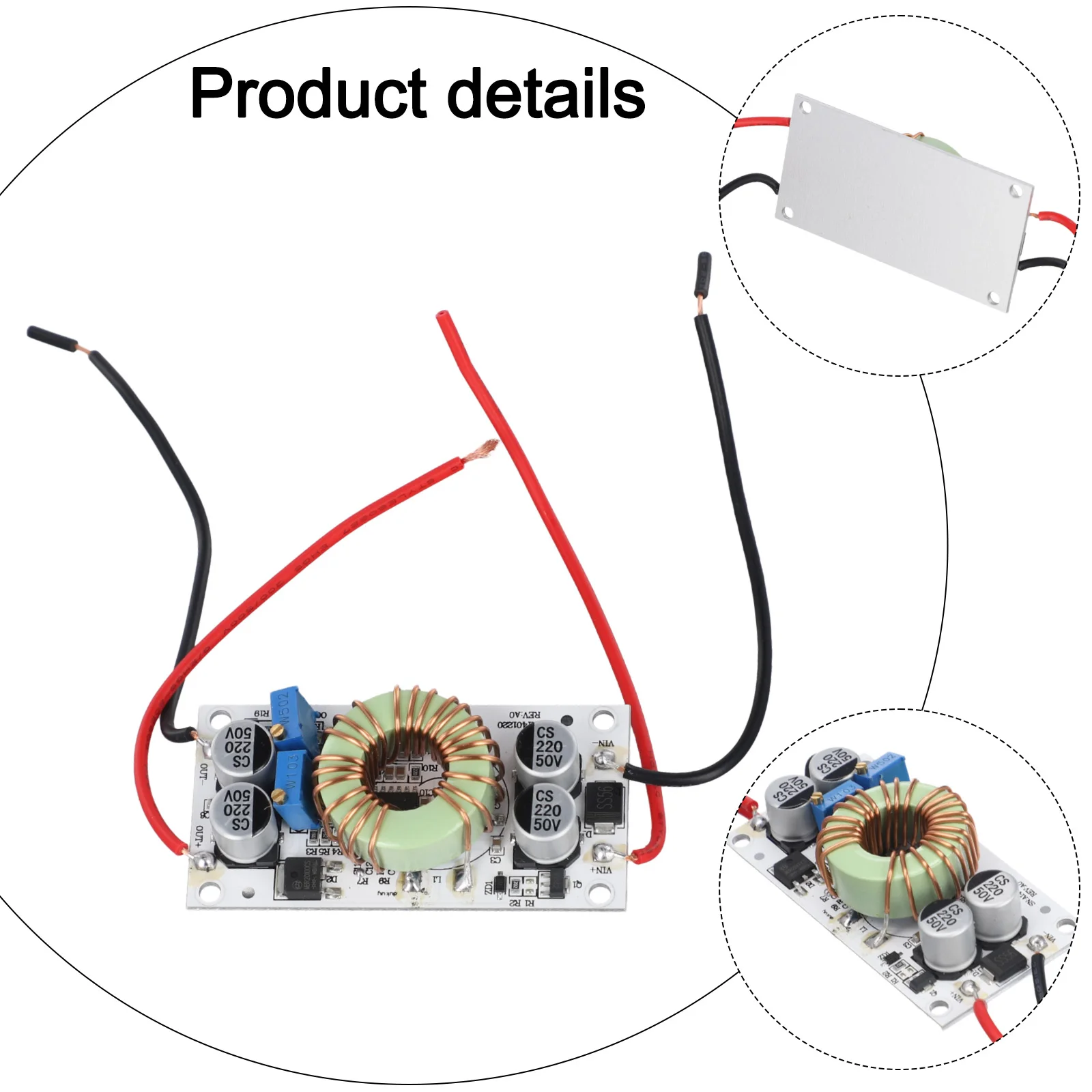 250w Step-up Boost Converter Constant Current Power Supply DC 8-48v To DC 12-50V 250w Step-up Boost Converter