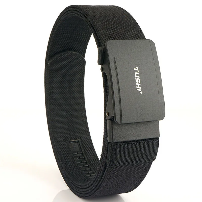 

Tactical Ratchet Belt Alloy Automatic Buckle Nylon Hanging Gun Belt Men Outdoor Hunting Load-bearing Belt Duty Belt Girdle IPSC