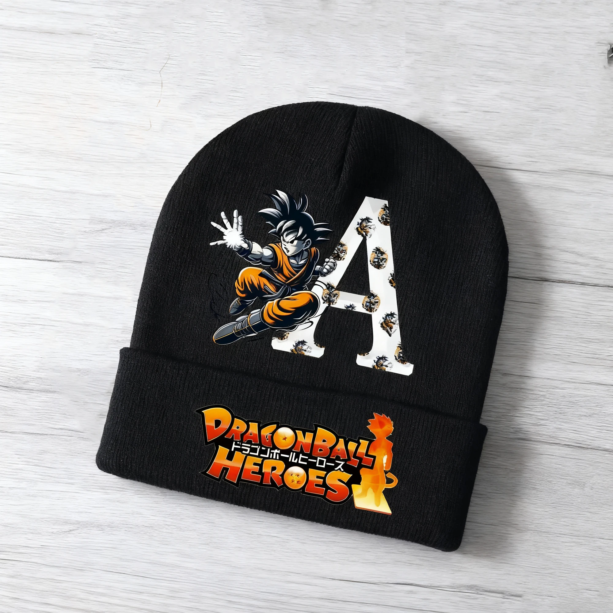 

Dragon Ball Heroes Winter Hats for Women Men Beanies Knitted Solid Hat Boy Autumn Female Beanie Caps Warmer Bonnet Casual Cap
