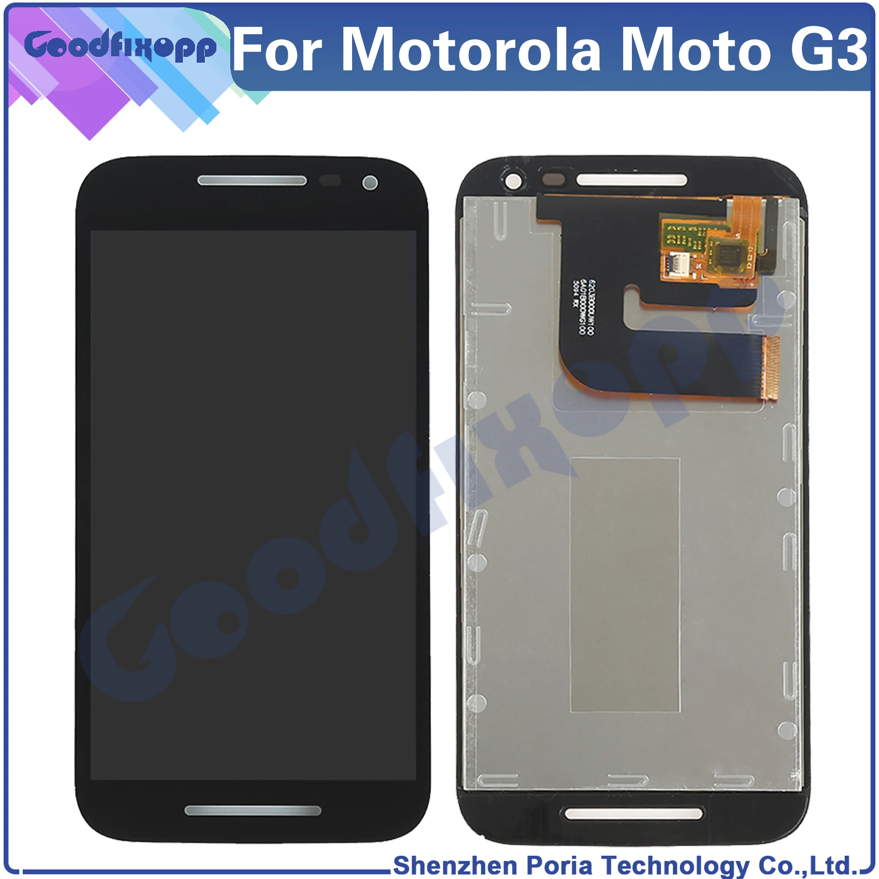 For Motorola MOTO G3 G 3rd Gen XT1544 XT1550 XT1540 LCD Display Touch Screen Digitizer Assembly Repair Parts Replacement