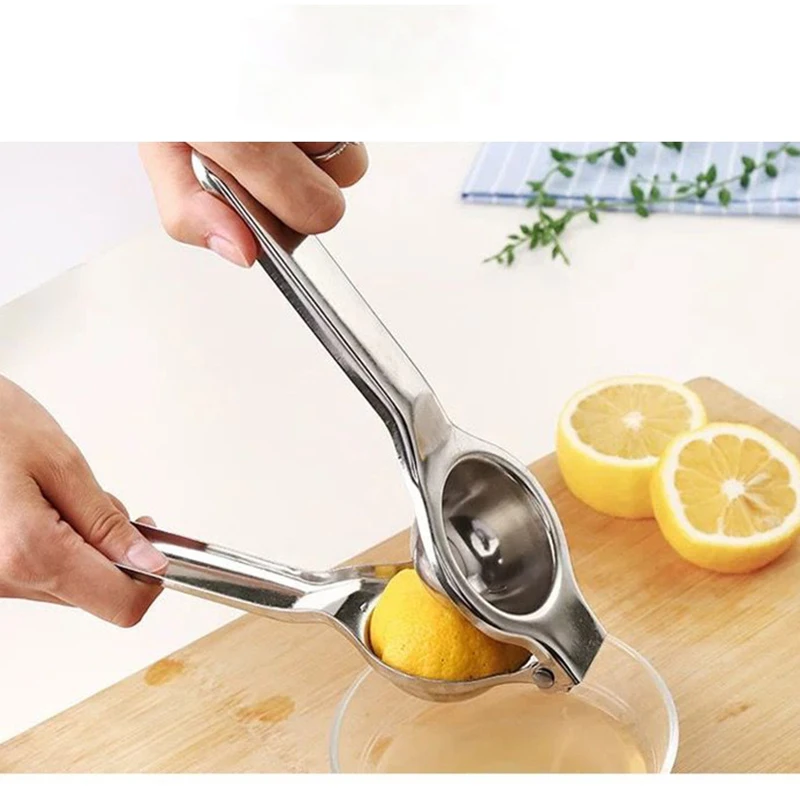 Stainless Steel Lemon Fruits Squeezer Manual Orange Juicer Press Machine Hand Citrus Squeezer Portable Practical Kitchen Tools