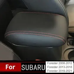 For Subaru Forester 2008 2009 2010 2012 2013 2014 2015 2016 2017 -2021 Microfibre Leather Center Armrest box Cover car interior