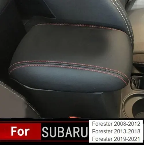 Reposabrazos central para Subaru Forester, cubierta de cuero de microfibra para interior de coche, 2008, 2009, 2010, 2012, 2013, 2014, 2015, 2016, 2017 -2021