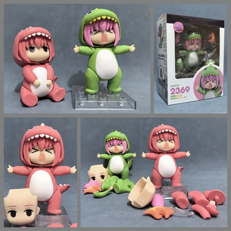

10CMGSC Nendoroid 2369 Bocchi the Rock Gotoh Hitori Attention Monster Ver Dinosaur Hoodie Cute Anime Figure Movable Joints Boxed