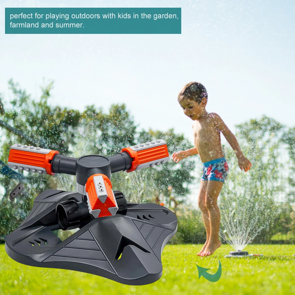 

Садовый спринклер, пластиковая распылительная головка, автоматический вращающийся на 360 градусов разбрызгиватель для садового газона, сельскохозяйственный ирригационный инструмент