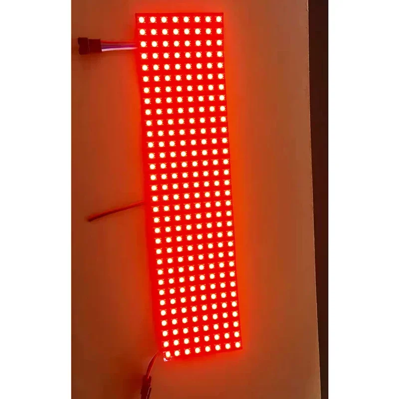 Imagem -05 - Rgb Flexível 16x16 8x32 256leds Pixel Painel Matriz Tela 12v Ws2815 Módulo Led Ws2812 Luz Endereçável Individualmente 5v Ws2812b