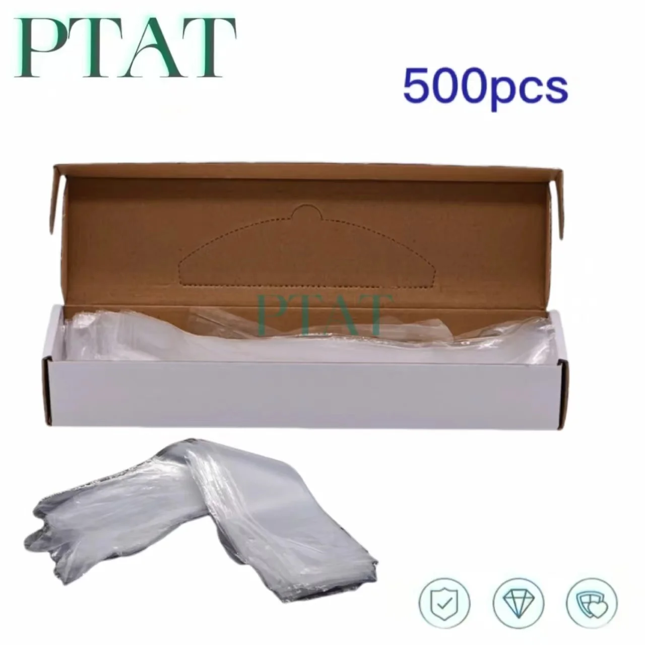 500pcs/box Endoscope Handle Sleeves Dental Intraoral Camera Covers Isolation Sheath Disposable Protective Sleeves Oral Camera