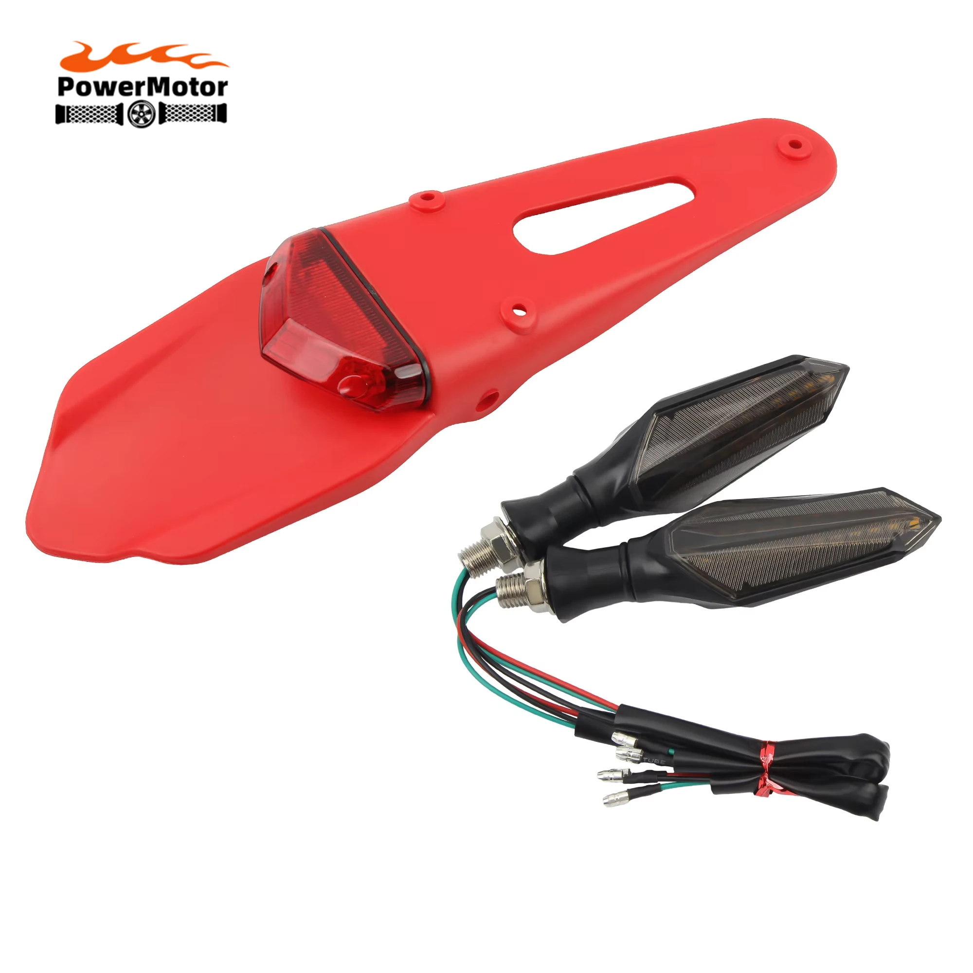 

Motorcycle Rear Fender Tail Light With Turn Lights Universal Brake Lamp With Modified Turn Signal LED For Suzuki Husqvarna Honda